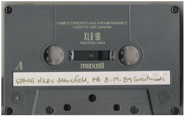 Nicks, Stevie / Mansfield, MA - August 19, 1989 | Live + Rare Cassette
