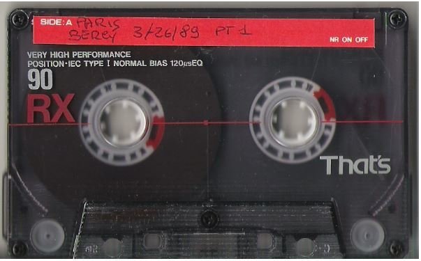 John, Elton / Paris, France - March 26, 1989 | 2 Tapes