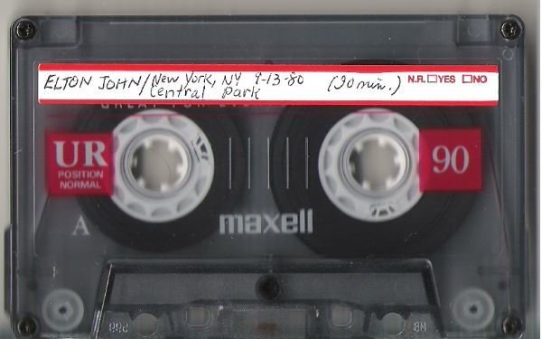 John, Elton / New York, NY - September 13, 1980 | Live + Rare Cassette