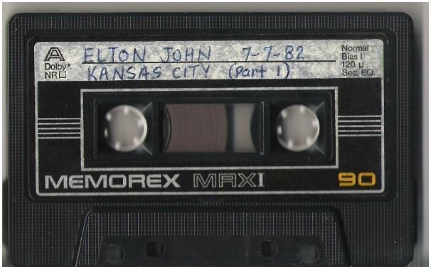 John, Elton / Kansas City, MO (Starlight Theatre) - July 7, 1982 | 2 Tapes | with Bonus