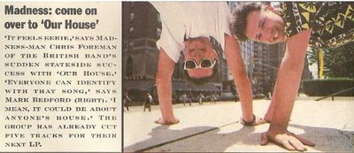 Madness / Madness: Come On Over to Our House | Magazine Article with Photo | 1983