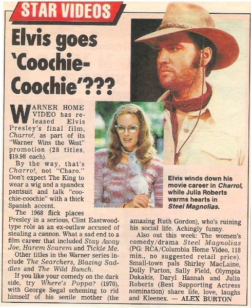 Presley, Elvis / Elvis Goes Coochie-Coochie??? (1990)