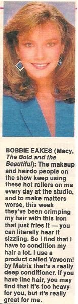 Eakes, Bobbie / Makeup Secrets | Magazine Article + Photo | 1990