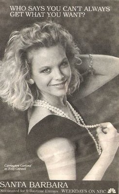 Garland, Carrington / Santa Barbara Ad #1 | Magazine Ad | 1990