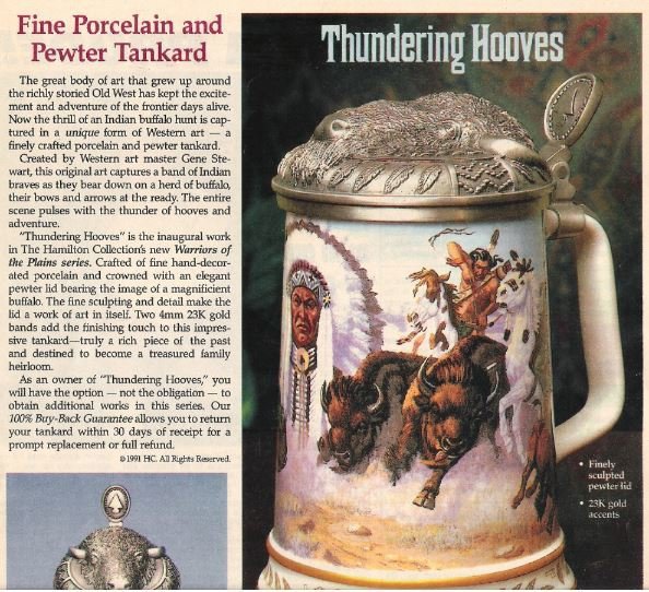 Hamilton Collection, The / Thundering Hooves | Magazine Ad (Full Page) | 1992
