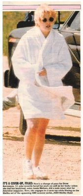 Barrymore, Drew / It&#39;s a Cover-Up, Folks | Magazine Photo with Caption | 1992