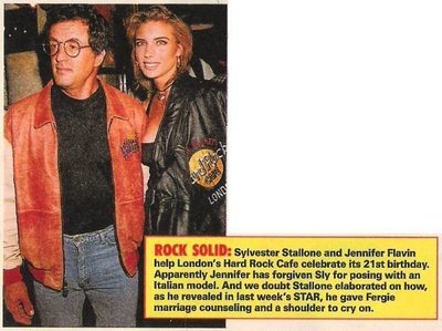 Stallone, Sylvester / Rock Solid | Magazine Photo with Caption | 1992