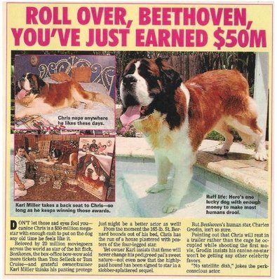 Beethoven (the Dog) / Roll Over, Beethoven, You've Just Earned $50M / 1992