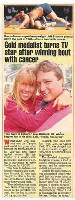 Blatnick, Jeff / Winning Bout with Cancer / 1992