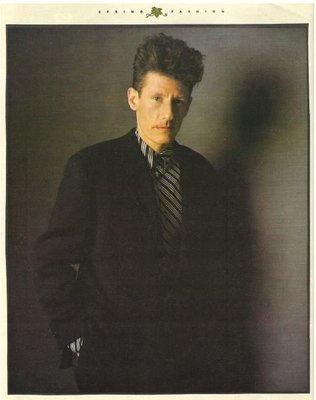 Lovett, Lyle / Spring Fashion - by Giorgio Armani | Magazine Photo | 1992