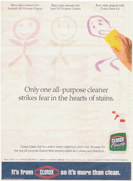 Clorox / It's From Clorox So It's More Than Clean | Magazine Ad | 2002