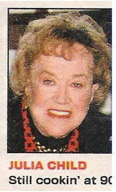 Child, Julia / Still Cookin&#39; at 90 | Magazine Photo with Caption | 2002