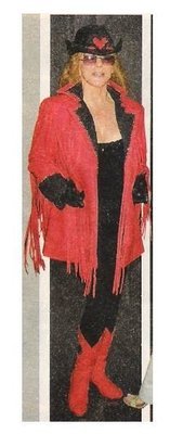 Ann-Margret / Red-Black Western Outfit | Magazine Photo | 2002