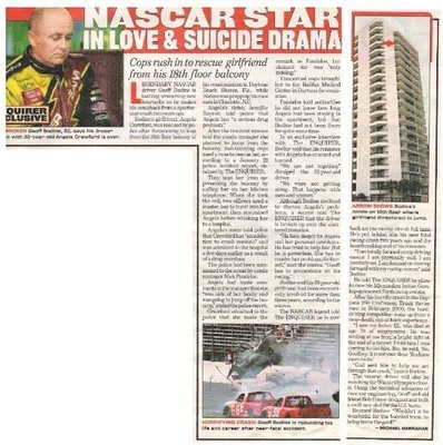 Bodine, Geoff / NASCAR Star in Love + Suicide Drama / 2002