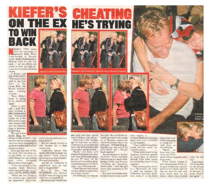 Sutherland, Kiefer / Kiefer&#39;s Cheating (2002)