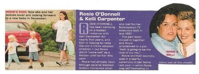 O&#39;Donnell, Rosie / New Baby in December | Magazine Article with 2 Photos | 2002