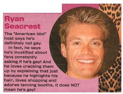 Seacrest, Ryan / Adores Tanning Booths | Magazine Article with Photo | 2002