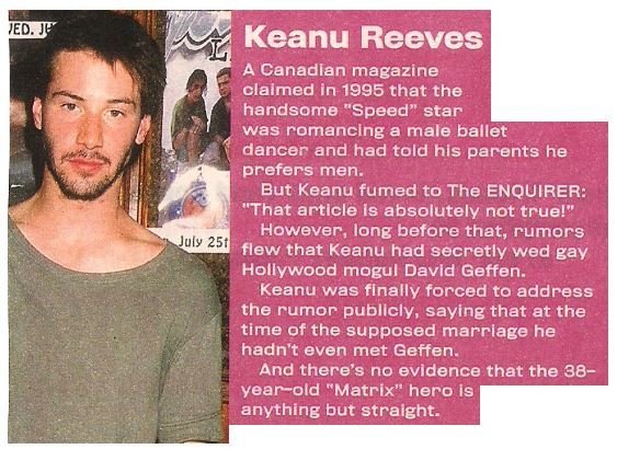 Reeves, Keanu / Canadian Magazine Claims | Magazine Article with Photo | 2002