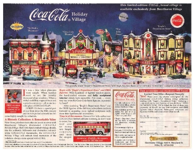 Hawthorne Village / Coca-Cola Holiday Village | Magazine Ad (Full Page) | 2002