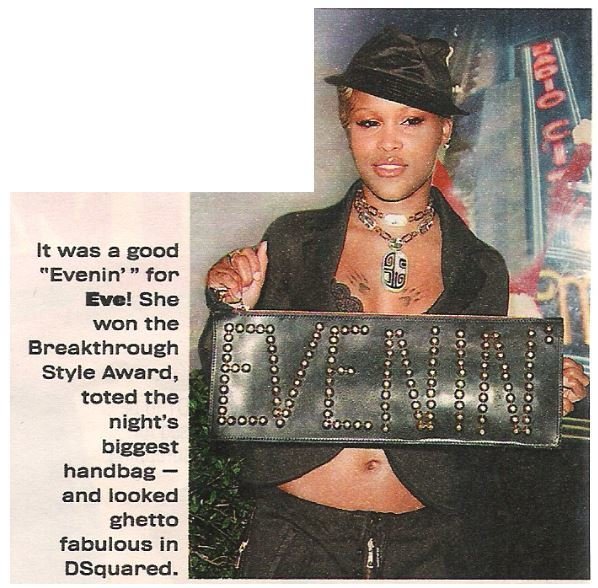 Eve / Breakthrough Style Award | Magazine Photo with Caption | 2002