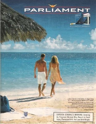 Parliament (Cigarettes) / Distinctly Smooth | Magazine Ad (Full Page) | 2002