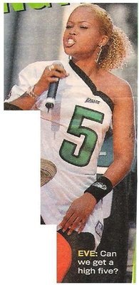 Eve / Can We Get a High Five? | Magazine Photo with Caption | 2002