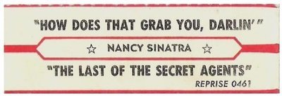 Sinatra, Nancy / How Does That Grab You, Darlin&#39; | Reprise 0461 | Jukebox Title Strip | April 1966