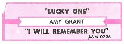 Grant, Amy / Lucky One | A+M 0726 | Jukebox Title Strip | 1994