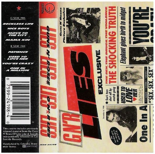 Guns N' Roses / G N' R Lies | Geffen M5G-24198 | November 1988