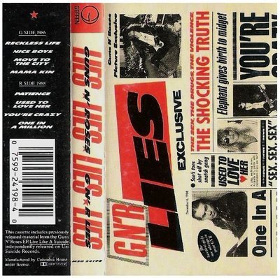 Guns N&#39; Roses / G N&#39; R Lies | Geffen M5G-24198 | November 1988
