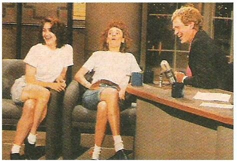 Madonna / With Sandra Bernhard On Letterman Show | Magazine Photo | July 1988