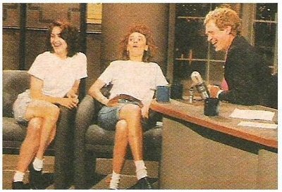 Madonna / With Sandra Bernhard On Letterman Show | July 1988