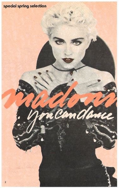 Madonna / You Can Dance - Selection of the Month | Magazine Ad | Spring 1988