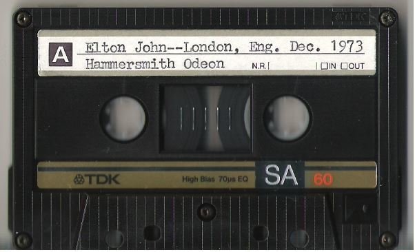 John, Elton / London, UK (Hammersmith Odeon) - December 22, 1973 | 2 Tapes