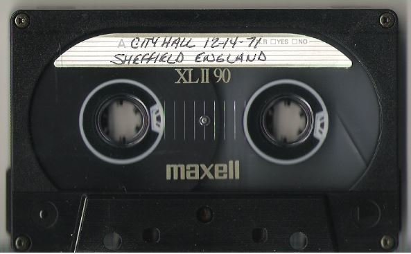 John, Elton / Sheffield, UK | Live + Rare Cassette | December 14, 1971