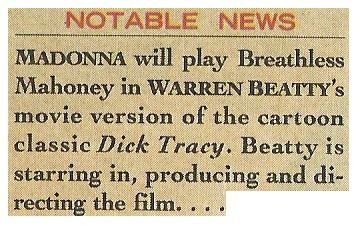 Madonna / Madonna Will Play Breathless Mahoney (1990)