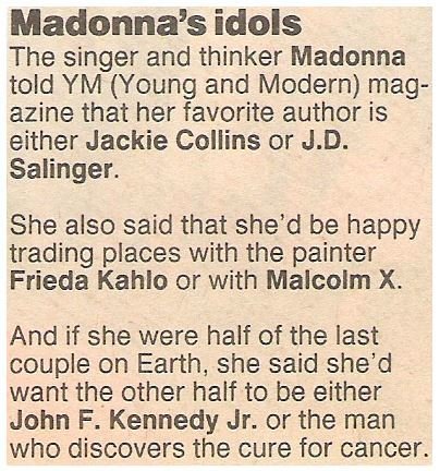 Madonna / Madonna&#39;s Idols (1990)