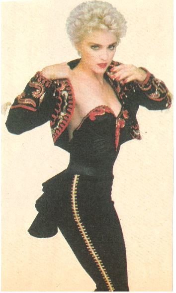 Madonna / In Bolero Jacket, Low-Cut Top | Magazine Photo | 1987