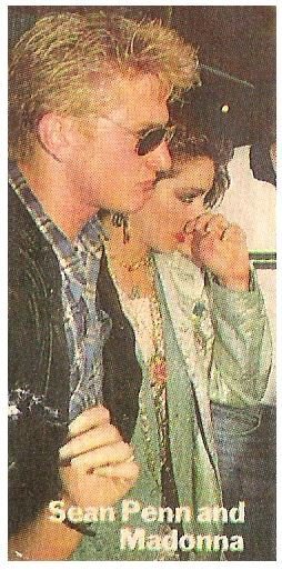 Madonna / Backstage at Live-Aid with Sean Penn | Magazine Photo with Caption | July 13, 1985