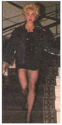 Madonna / Walking Down Steps - Short Skirt | Magazine Photo | March 1987