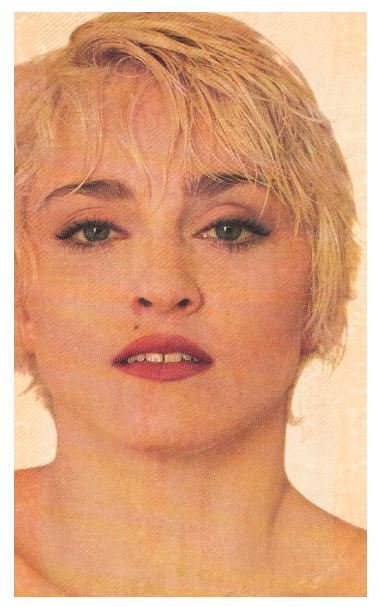 Madonna / Closeup - Short Hair - White Background | Magazine Photo | 1986