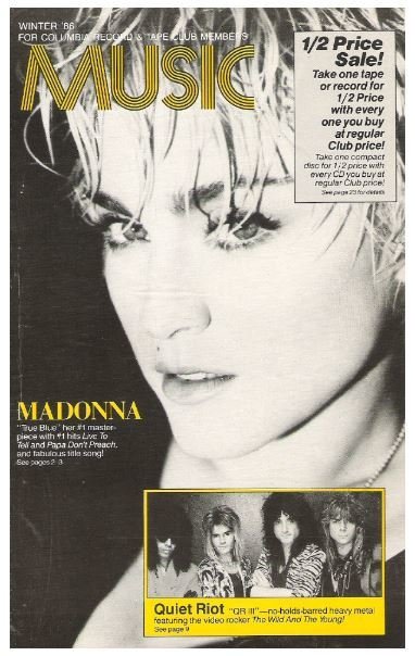 Music / Madonna | Catalog | Winter 1986