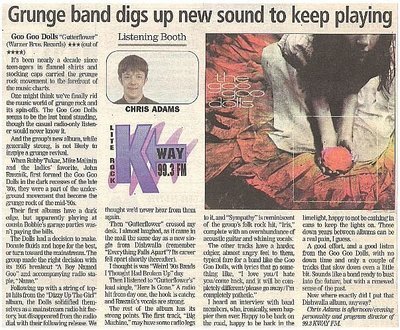 Goo Goo Dolls / Gutterflower - Grunge Band Digs Up New Sound to Keep Playing | May 2002