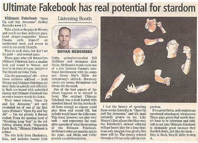 Ultimate Fakebook / Ultimate Fakebook Has Real Potential for Stardom | May 2002