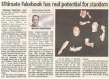 Ultimate Fakebook / Ultimate Fakebook Has Real Potential for Stardom | Newspaper Review | May 2002