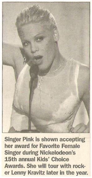 Pink / Nickelodeon&#39;s Kids&#39; Choice Awards (2002)