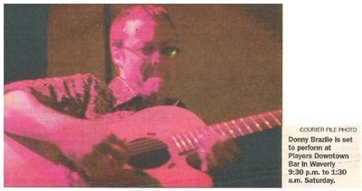 Brazile, Donny / Set to Perform at Players Downtown Bar (2002)