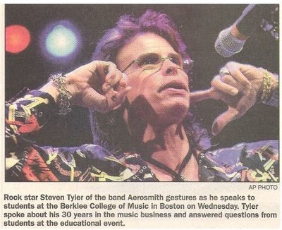 Tyler, Steven / Berklee College of Music - Boston (2002)