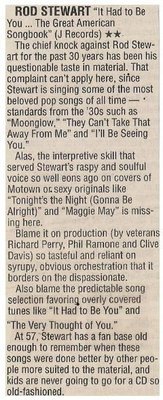 Stewart, Rod / It Had to Be You - The Great American Songbook | October 2002