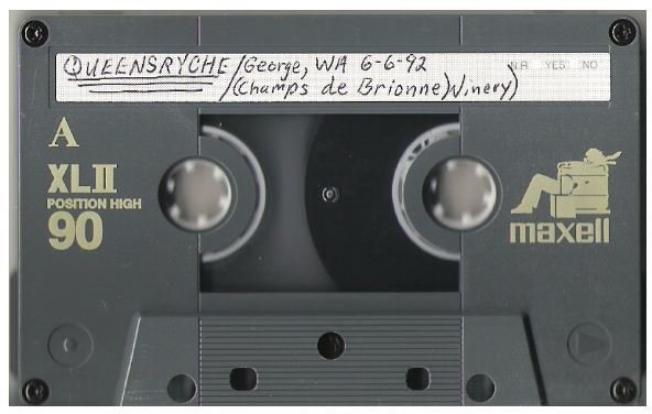 Queensryche / George, WA - Champes de Brionne Winery | Live Cassette | June 6, 1992